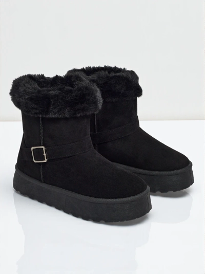 Royalfashion Krátké boty a'la sněhule dámské Myrelle