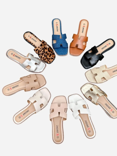 Royalfashion Дамські сандалі без підборів Eval