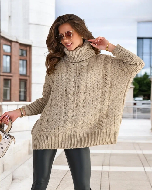 Жіночий светр з водолазкою Royalfashion