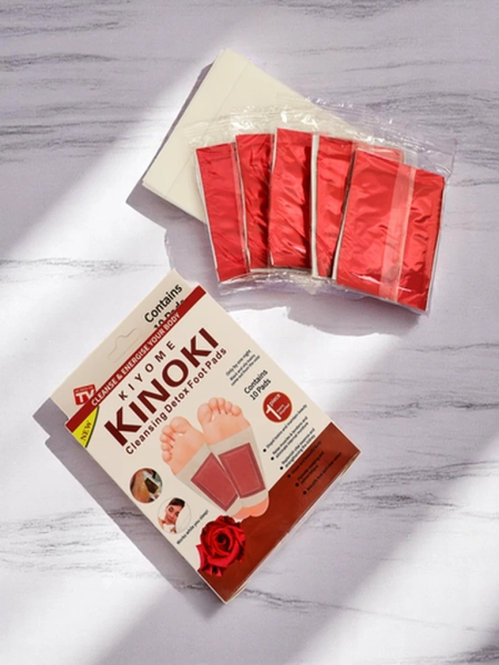 Detoxikační náplasti DETOX KINOKI 10 ks Růžové