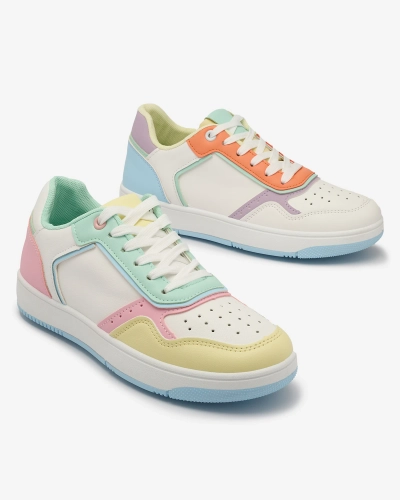 Біло-м'ятні спортивні кросівки для жінок Azzafa- Footwear