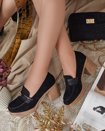 Royalfashion Dámské mokasíny na kůlu Lemaneg