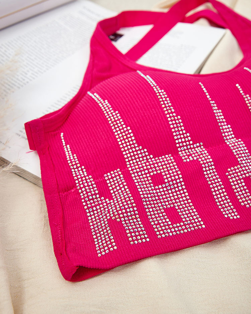 Жіночий спортивний бюстгальтер Royalfashion з цирконами