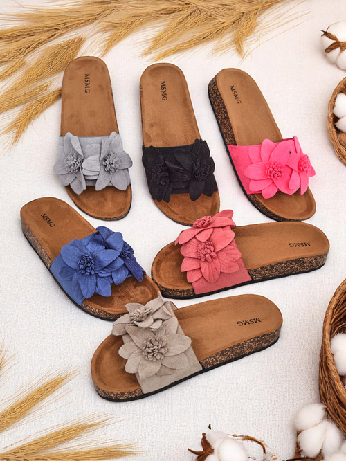 Royalfashion Жіночі сандалі з квітами Foules