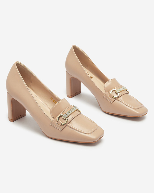 Світло-коричневі жіночі туфлі-мокасини Kolalic- Footwear