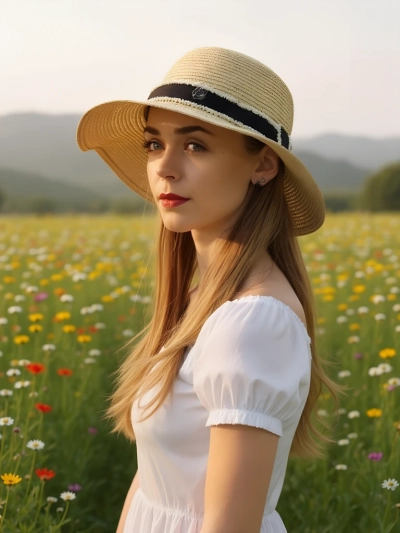 Royalfashion Солом'яний капелюх для жінок Sunny Meadow