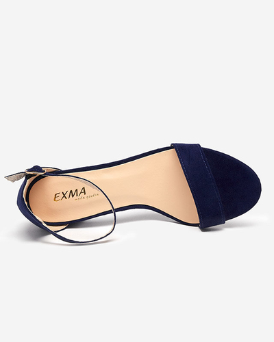 Жіночі темно-сині босоніжки на посту Nelino - Взуття