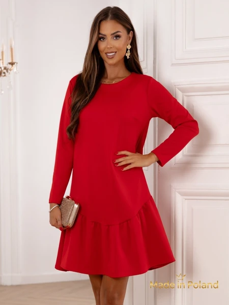 Dámské mini šaty s volánkem