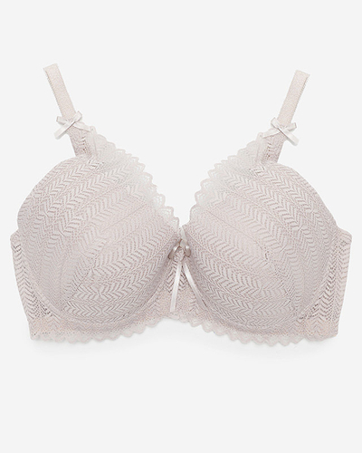 Dámská béžová krajková podprsenka - spodní prádlo