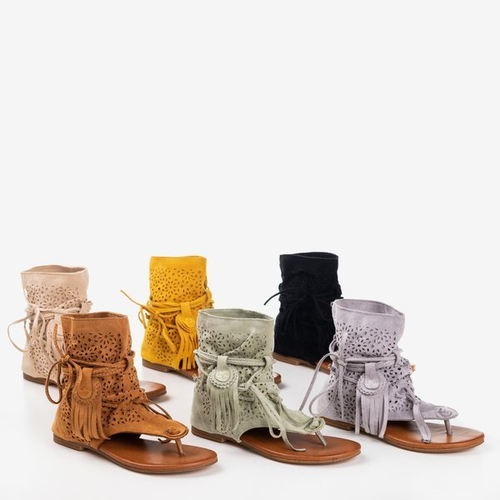 Жовті жіночі босоніжки Joanina