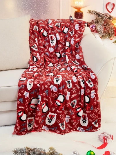 Vánoční přehoz na deku Royalfashion 200x220