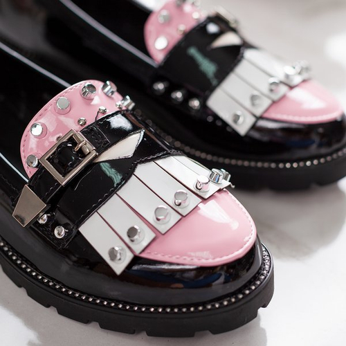 Чорні мокасини з орнаментом Гвадалаха - Взуття