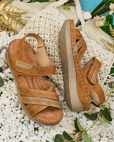 Royalfashion Dámské sandály na suchý zip Liu