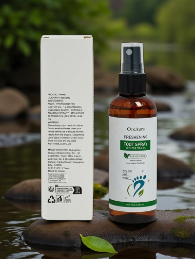 Osvěžující sprej na nohy s tea tree olejem