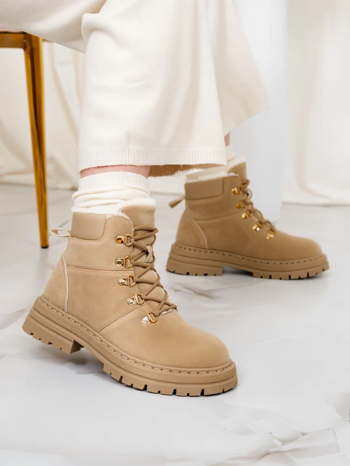 Royalfashion Світло-коричневі жіночі капці Develier