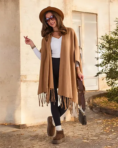 Royalfashion Dámské pončo