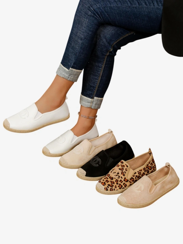 Royalfashion Dámské eko-sametové espadrilky Aroll