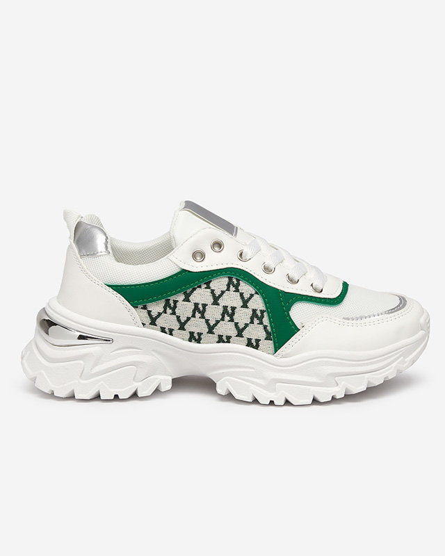 Bílozelené dámské sportovní tenisky Umikatu - Obuv