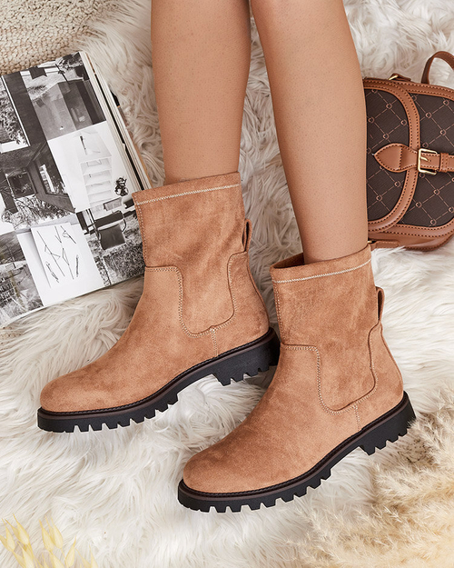 Жіночі черевики Royalfashion з екозамші Gebimma