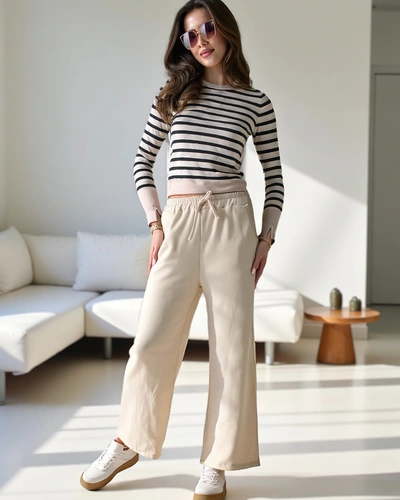 Royalfashion Dámské široké tepláky