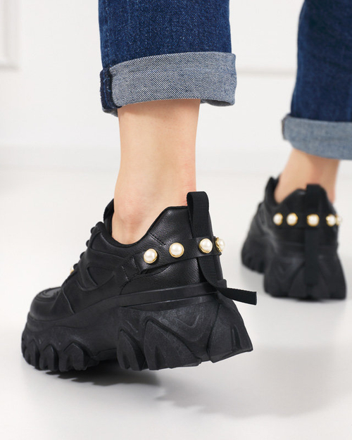 Чорні жіночі кросівки Martik