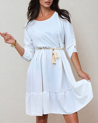 Royalfashion Dámské šaty ke kolenům