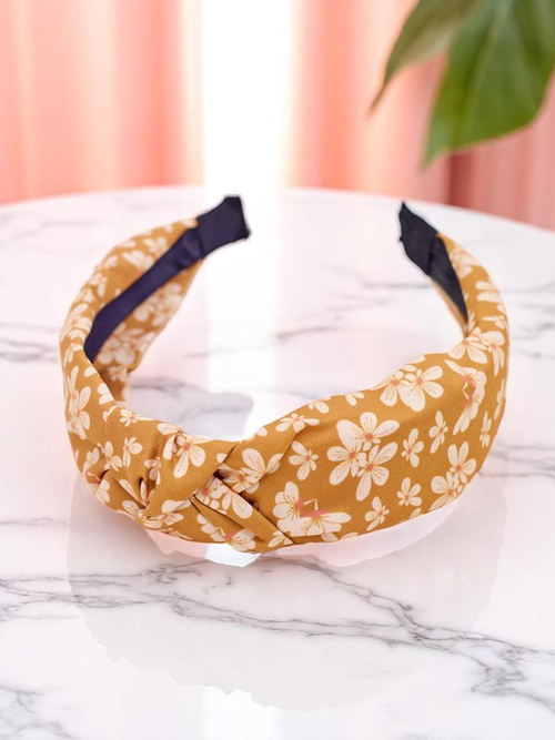 Royalfashion Обруч для волосся з плетеним квітковим візерунком Florinda