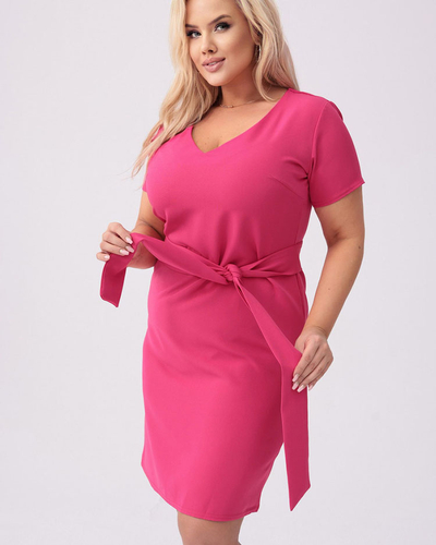 Royalfashion Dámské látkové šaty PLUS SIZE