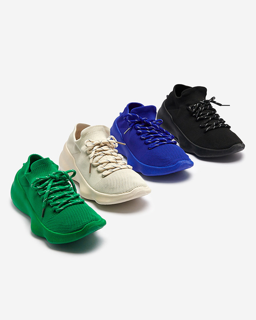 Зелені жіночі спортивні сліпони на шнурівці Oteva- Footwear