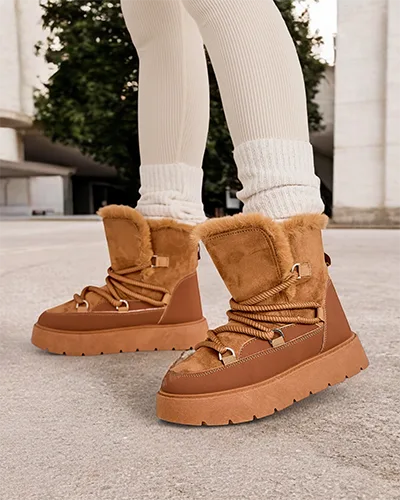 Dámské sněhule Royalfashion s šněrováním Liloz