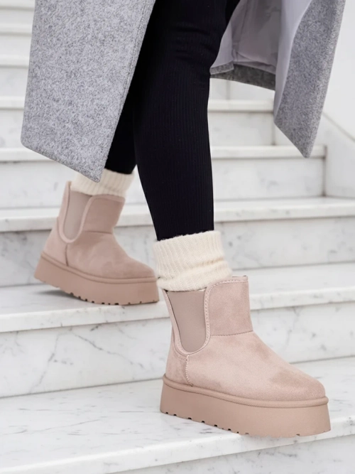 Royalfashion Жіночі короткі черевики Nomas a'la snow boots