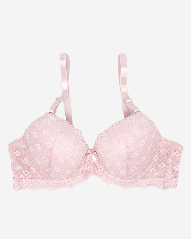 Dámská podprsenka s fialovou krajkou - Spodní prádlo