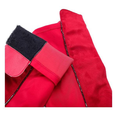 ВИХІД Червоні довгі черевики з фіолетовим цирконієм Мег- Взуття