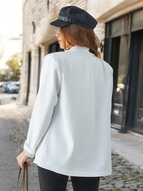 Royalfashion Жіночий блейзер без застібки Elegantes