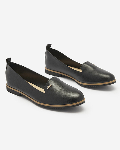 Černé dámské mokasíny Riorica- Obuv