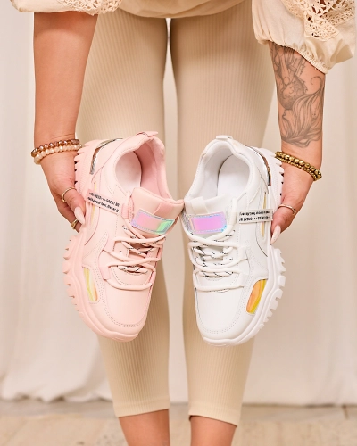 Bílé dámské tenisky Holys - Obuv