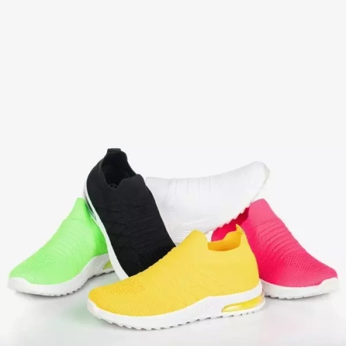 OUTLET Неонові зелені жіночі спортивні туфлі - на Brighta - Взуття