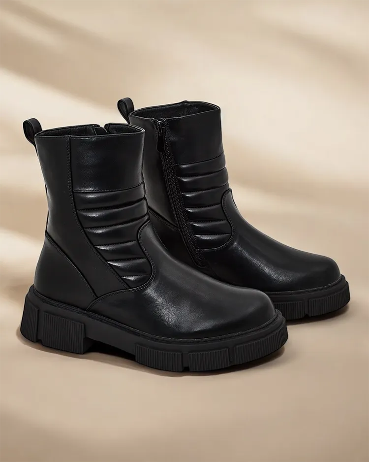 Dámské kotníkové boty Royalfashion z ekologické kůže Borou