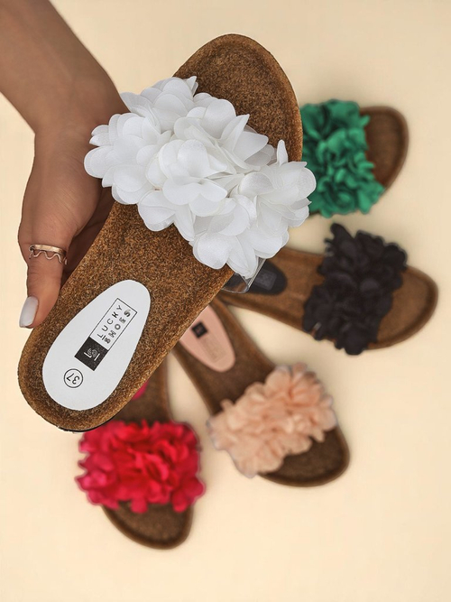 Royalfashion Жіночі шльопанці з квіточками Flora Soft