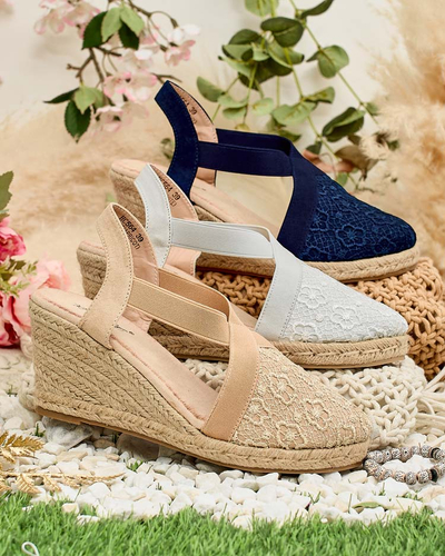 Royalfashion Dámské espadrilky Oleqa na podpatku