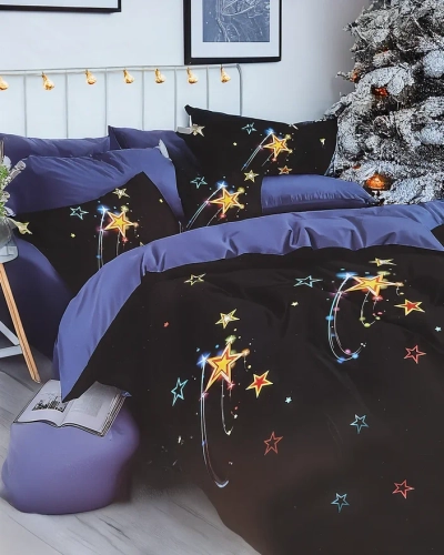 Royalfashion Povlečení KOSMOS 160x200 sada 3-dílná