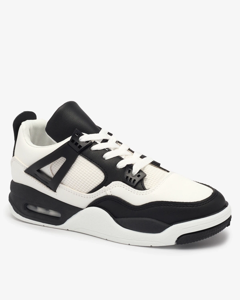 Černobílá dámská sportovní obuv Evoile- Obuv