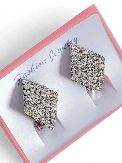 Royalfashion Кліпси сережки жіночі з цирконами