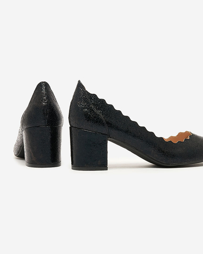 Royalfashion Černé dámské lodičky na jehle Nynony