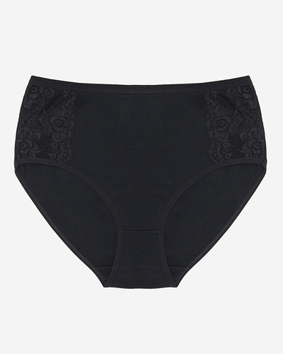 Чорні жіночі трусики PLUS SIZE