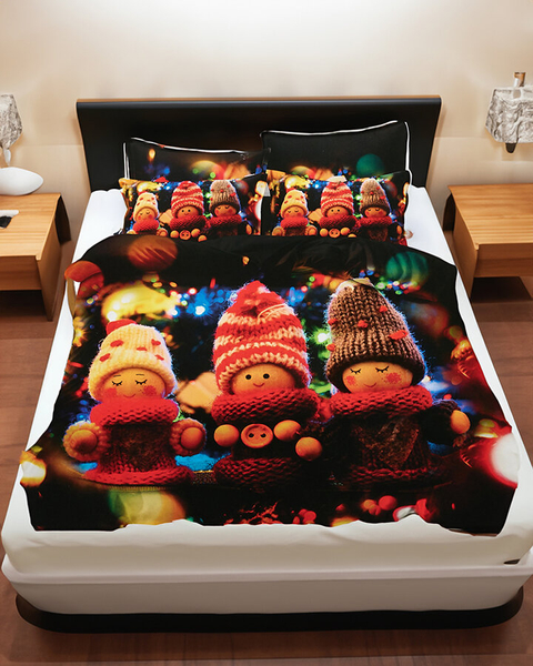 Royalfashion Vánoční povlečení 160x200 set 3-dílný