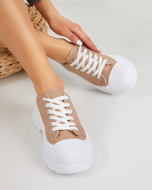 OUTLET Коричневі жіночі спортивні кросівки Cresoma - Взуття