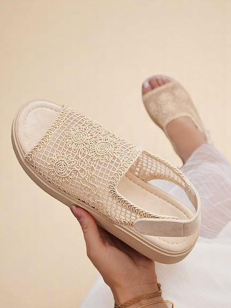 Royalfashion Dámské perforované sandály s vrchní částí Levay