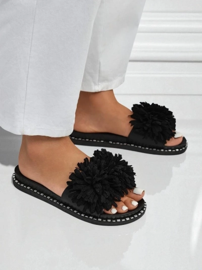 Royalfashion Dámské pantofle na ploché podrážce Flora Blide