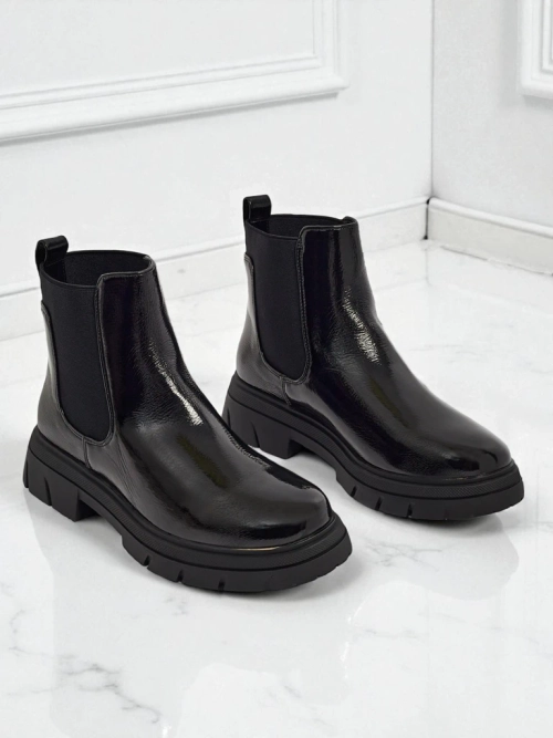 Ботильйони з еко-шкіри лакованої Oryss